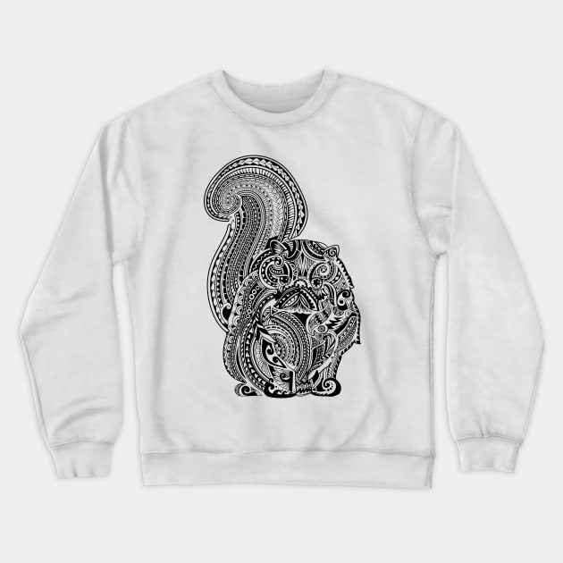 Polynesian Persian Cat Crewneck Sweatshirt by huebucket